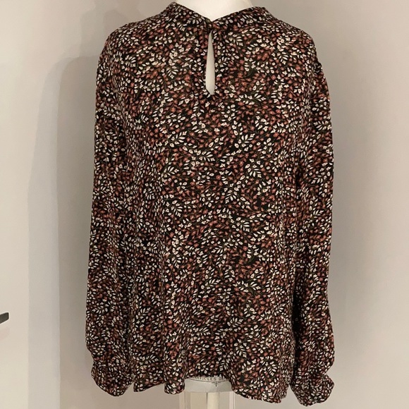 Part Two Tops - PART TWO Foliage print long-sleeved blouse size 38 (8 US) 🇩🇰